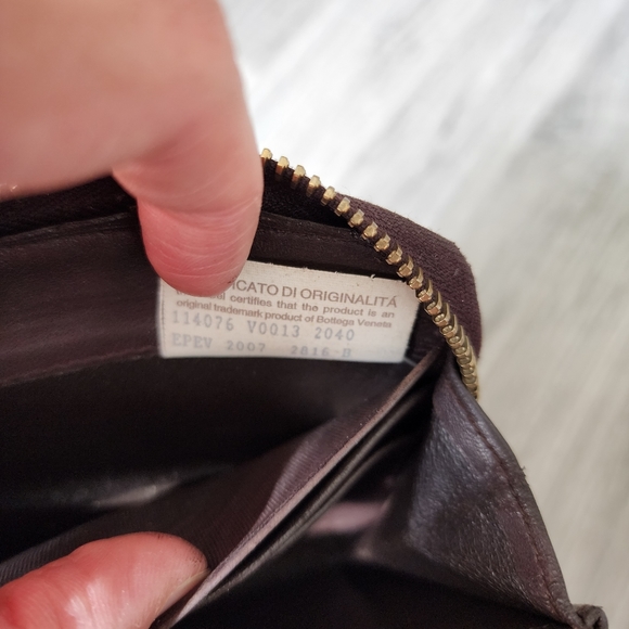 CLEAN Bottega Veneta Vintage Intrecciato Zip Around Wallet - Picture 7 of 14